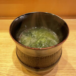鮨駒 - あおさの味噌汁