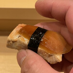 鮨駒 - 煮鮟鱇肝奈良漬