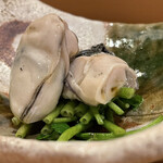 鮨駒 - 三関芹と南三陸の牡蠣