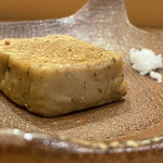 鮨駒 - 蕗の薹の焼き豆腐