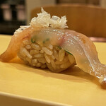 鮨駒 - 甘鯛漬け