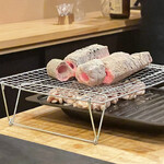 鮨駒 - だだみを炭炙り