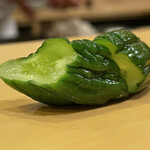 鮨駒 - 胡瓜辛子漬