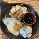 九重珈琲 - 九重ハンバーグ定食（チキン南蛮チョイス）