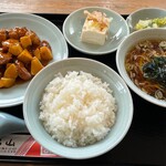 呂山 - 豚竹の子辛子炒めランチ