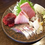 金町製麺 - 刺身盛