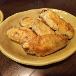 金町製麺 - 骨付き鶏肉