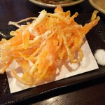金町製麺 - 人参のかき揚げ
