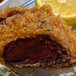 大洗料理つかさ - 八郷産いのししのヒレカツ