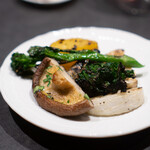 三和 - 季節の焼き野菜の盛り合わせ