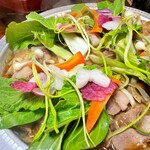 田舎料理おかりば - 鍋でグツグツ