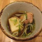 Kamiya Sakaba - お通し（揚げ出し豆腐）