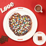 シェーキーズ - 内観写真:【食べ放題メニュー】デザートピザ ※バレンタイ期間限定