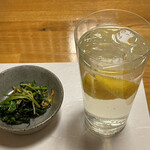 鰻はし本 - レモンサワー