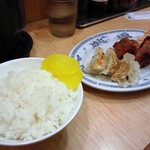 天下一品 - ライスオンザ沢庵和尚