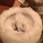 Ogata - 虎河豚(長崎県阿翁浦産)の白子ポン酢
