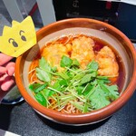 やぶ仙 - 「牡蠣天ぷら蕎麦」三つ葉タップリ、牡蠣プリップリ〜！ウマ〜イ！！