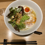 船橋 蔭虎 - こだわり麺の鶏白湯塩そば