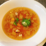 三栗 - 春野菜のコンソメ