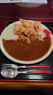 Katsu Tei Zen - 鳥唐揚げカレー定食　410ｇ