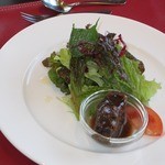 トラットリア ステッラ - 前菜、牛ほほ肉のﾄﾏﾄｿｰｽ煮込み