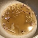 鴨出汁中華蕎麦 麺屋yoshiki - 鴨の塩スープ