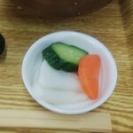 小さな食堂 ヒロ - 漬物 ※拡大(2022.02.22)