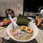 酒肴場 屯 - 濃厚煮干し蕎麦¥900