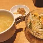 Chuugokuryouri Toukaen - スープ、サラダ