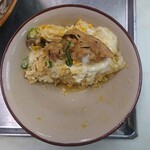 大衆食堂ちとせ - 他人丼断層(真上)