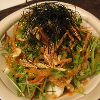 馳走菴 ひじり - 桜エビと明太子のサラダ（冬）