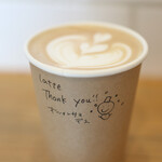 コーヒースタンド ポレポレ - ２０２２年２月再訪：カフェラテ☆