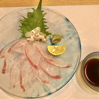 日本料理 銀座 萬菊 - クエお造り