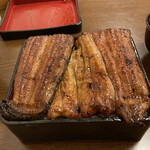 Uomasa - 鰻重の特特上のご飯大盛り