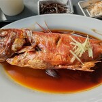 相浜亭 - 金目定食の金目鯛の煮付け