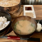 Ikiiki - 【’22.2】ご飯、味噌汁、せいろ蒸し、漬物