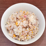中華そば うお青 - 炊き込み梅塩炒飯