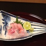 Nihon Ryouri Okada - 刺身盛合せ（よこ、鯛、あら）・コース料理