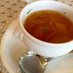 ラ・ターブル・ド・ジャルダン - 2013年1月　ランチのスープ