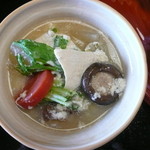 料亭旅館　いちい亭 - 冬はお刺身ではなく豆乳鍋でした