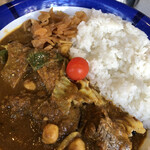 カリーライス専門店エチオピア - ビーフ野菜（1290円）