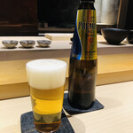 鮨たか山 - 瓶ビール