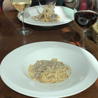 TRATTORIA CREATTA - 濃厚なポルチーニのクリームソースフェットチーネ