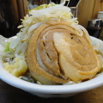 雷 - 雷そば（中盛り）＋野菜マシ