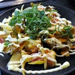 Okonomiyakimonjayakitampopo - 豚肉とマイタケのミソマヨ焼き