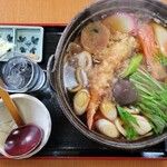 Oomuraan - なべやきうどん(1300円)