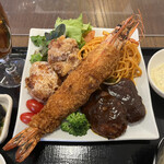わ楽 - 大人のお子様ランチ　海老フライが圧巻！　R4.2.23