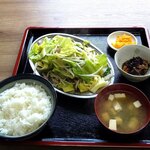 食堂 アサドラ - 野菜炒め定食