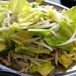 食堂 アサドラ - 野菜炒めアップ