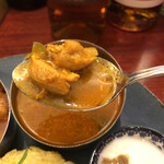 チーズケーキと彩りカレー Luna piena - チキンカレー